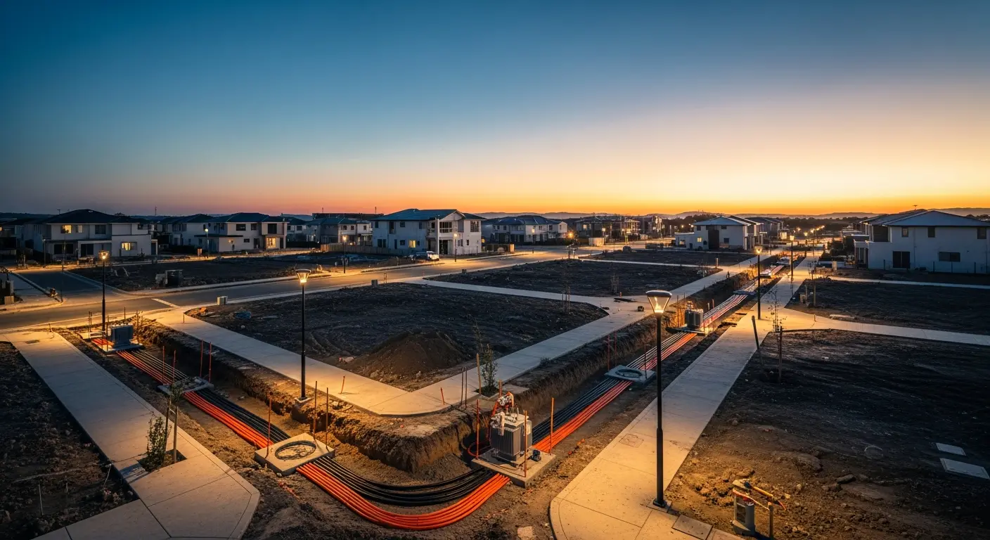 Infraestructura eléctrica para desarrollos inmobiliarios