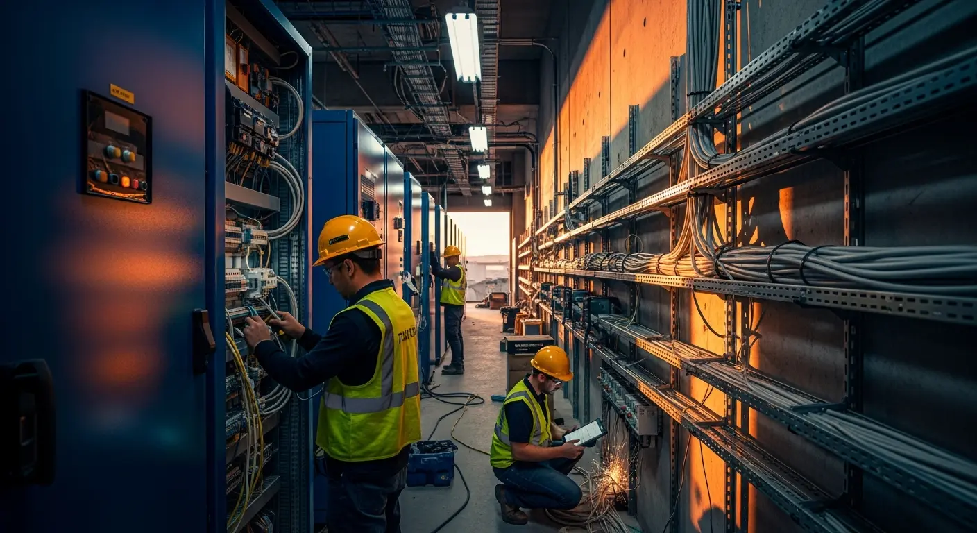 Instalaciones eléctricas industriales de gran escala