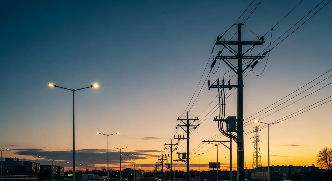 Redes de distribución eléctrica y alumbrado público