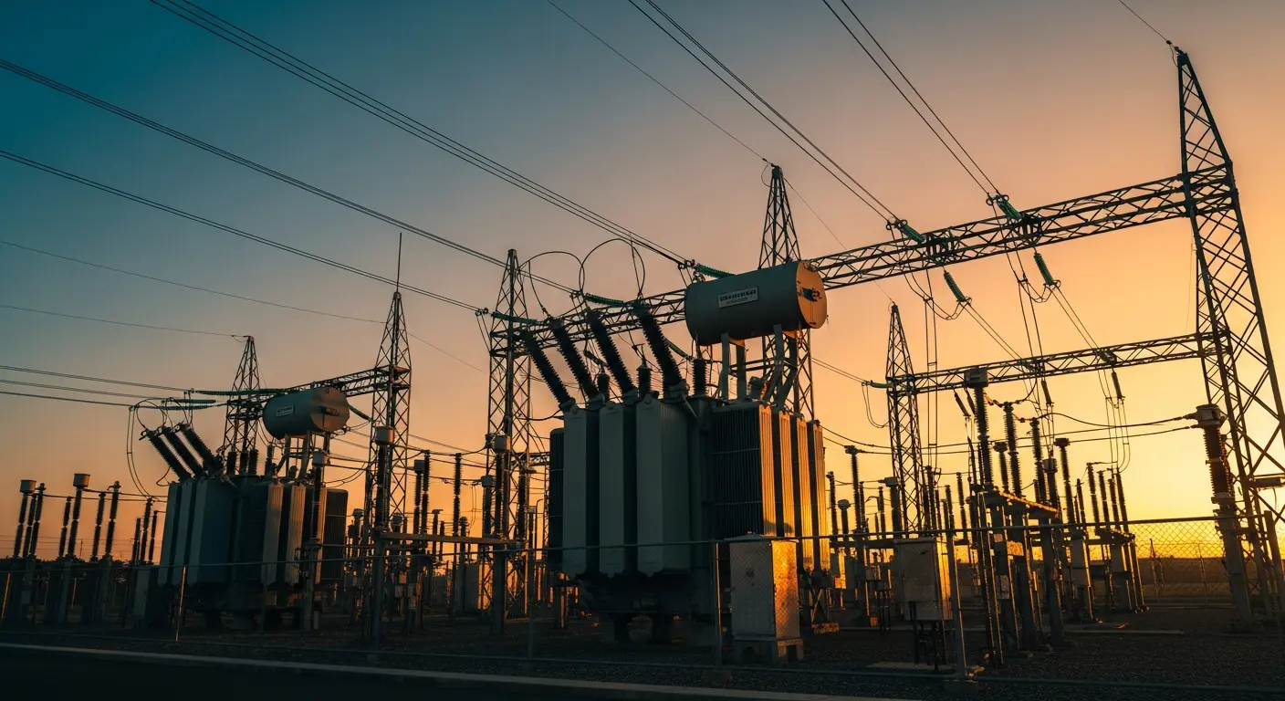 Subestación eléctrica de media y alta tensión